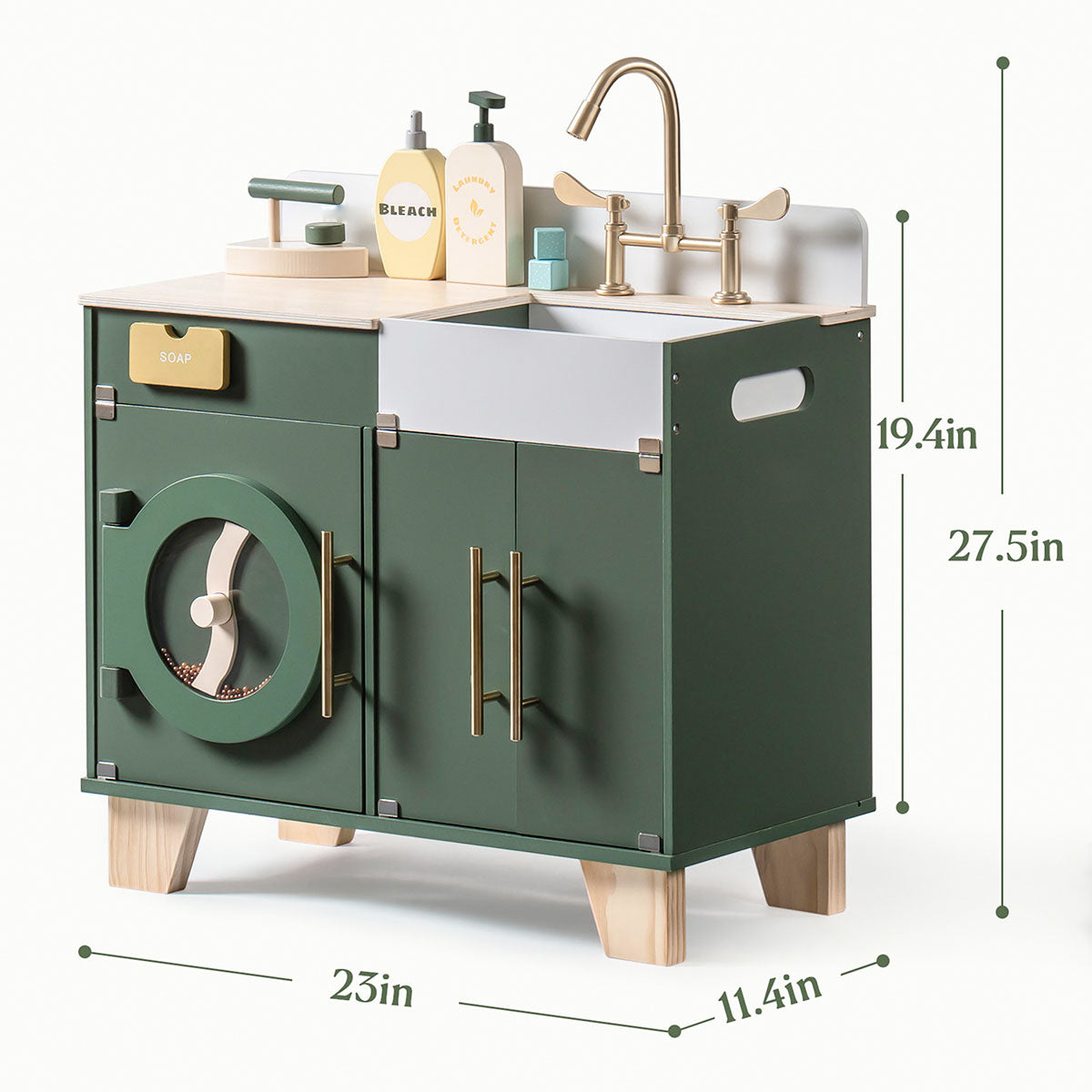 Vintage Wooden Toy Washing Machine