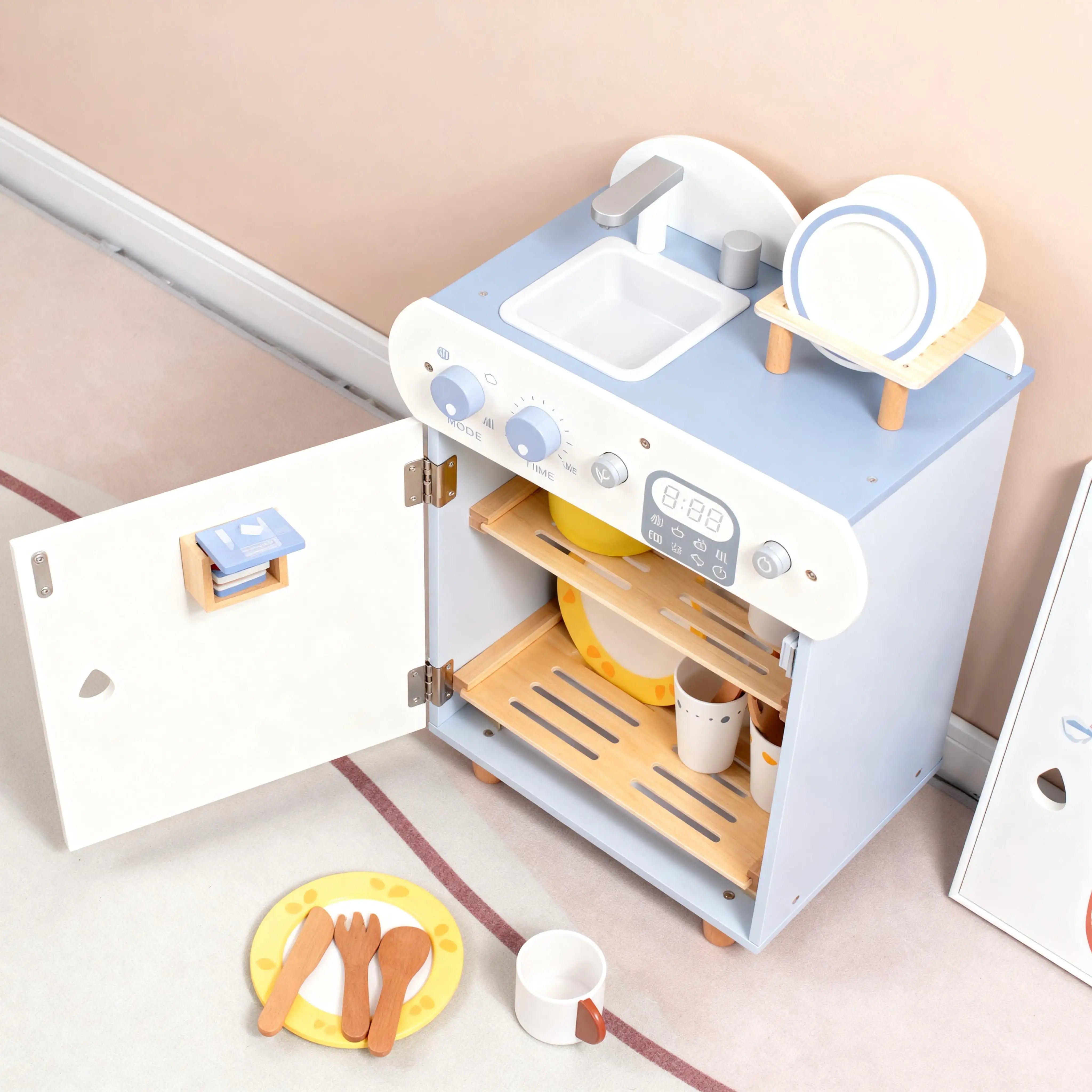 Eco-Friendly Wooden Dishwasher