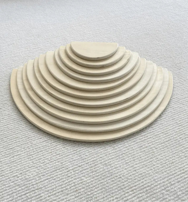Wooden Rainbow Stacker – Large Montessori Toy