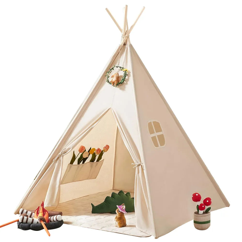 Kids Indoor Teepee Tent - Lunamoa