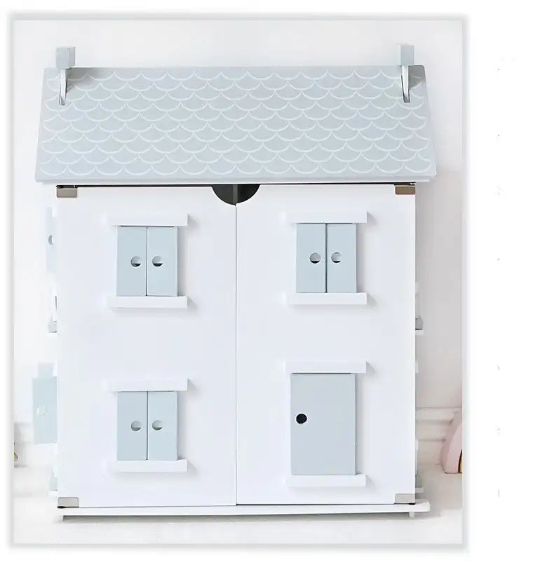Lunamoa Wooden Dollhouse Playset