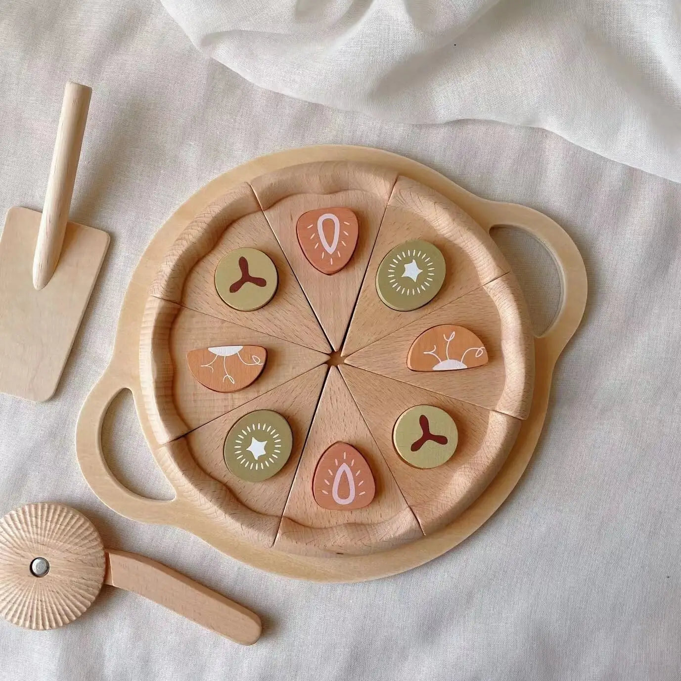 Wooden Pretend Kitchen Playset for Kids - Lunamoa