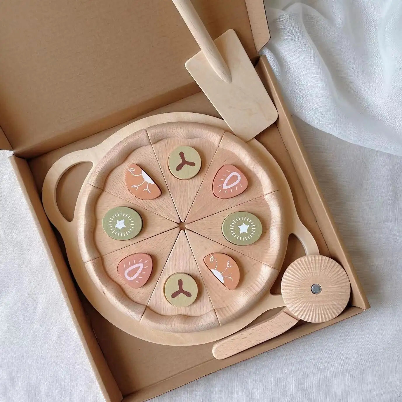 Wooden Pretend Kitchen Playset for Kids - Lunamoa