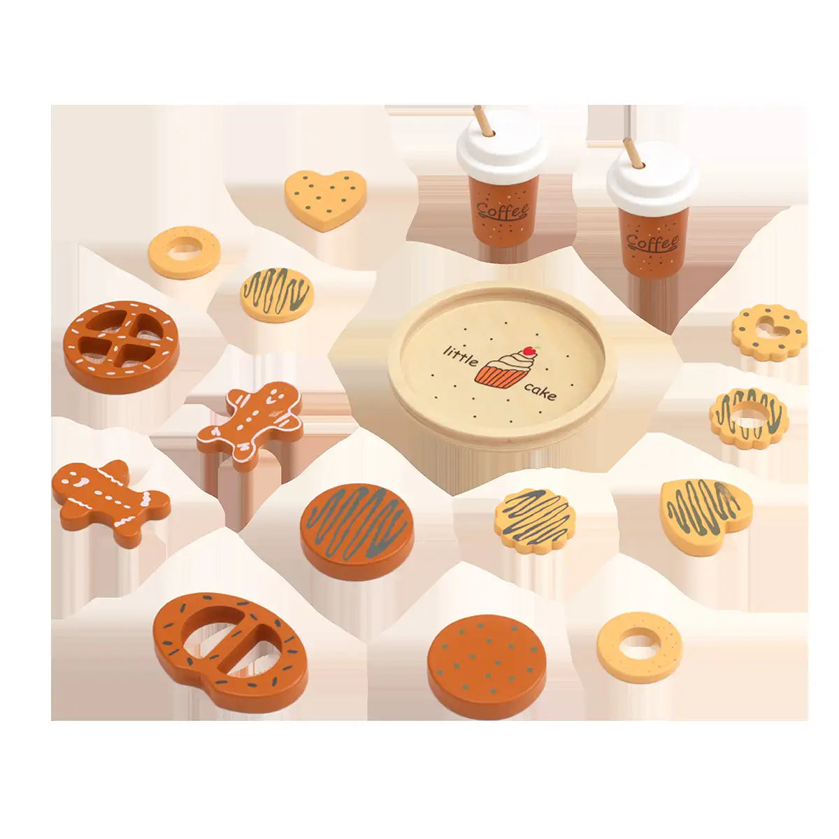 Lunamoa Wooden Afternoon Tea Play Set - Lunamoa