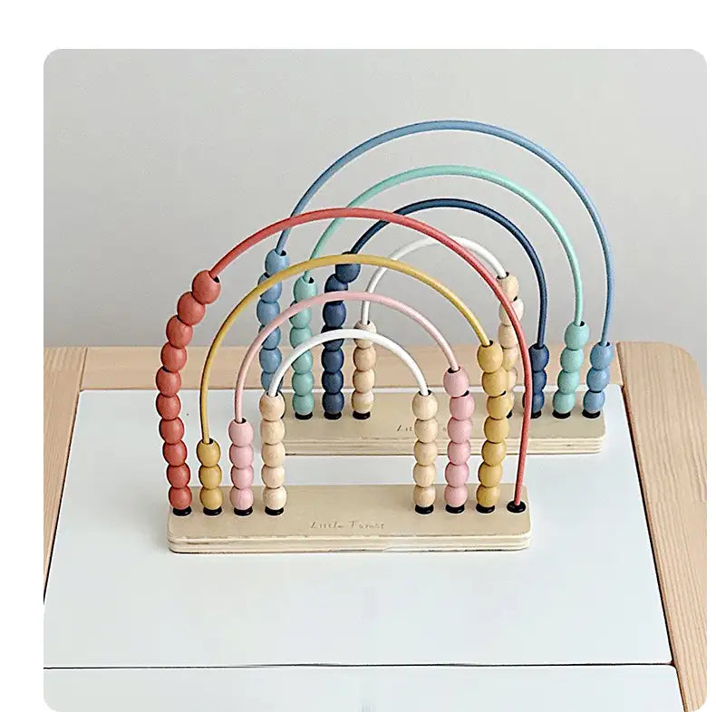 Wooden Counting Bead Frame for Kids