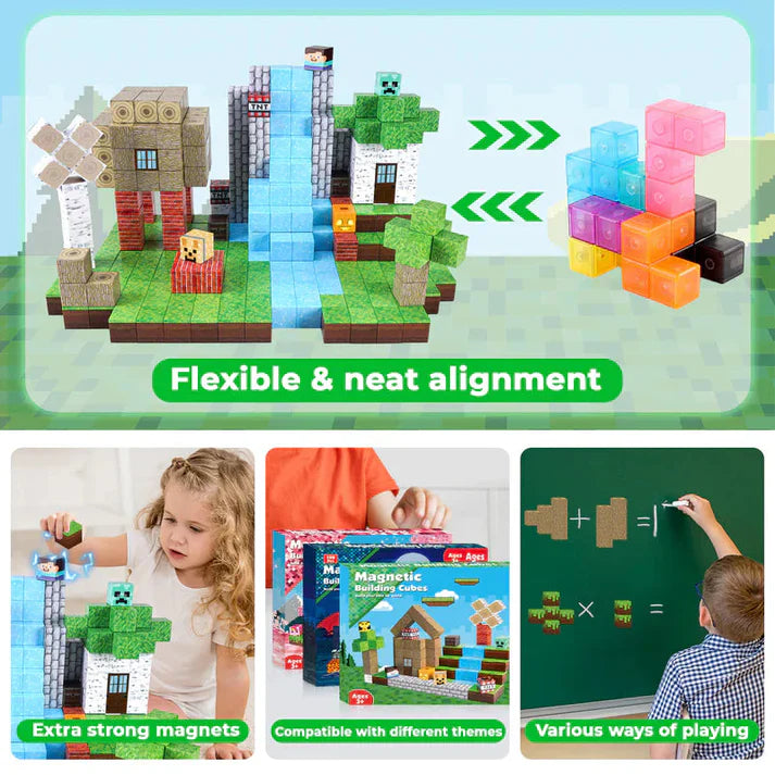 Magnetic Minecraft Blocks