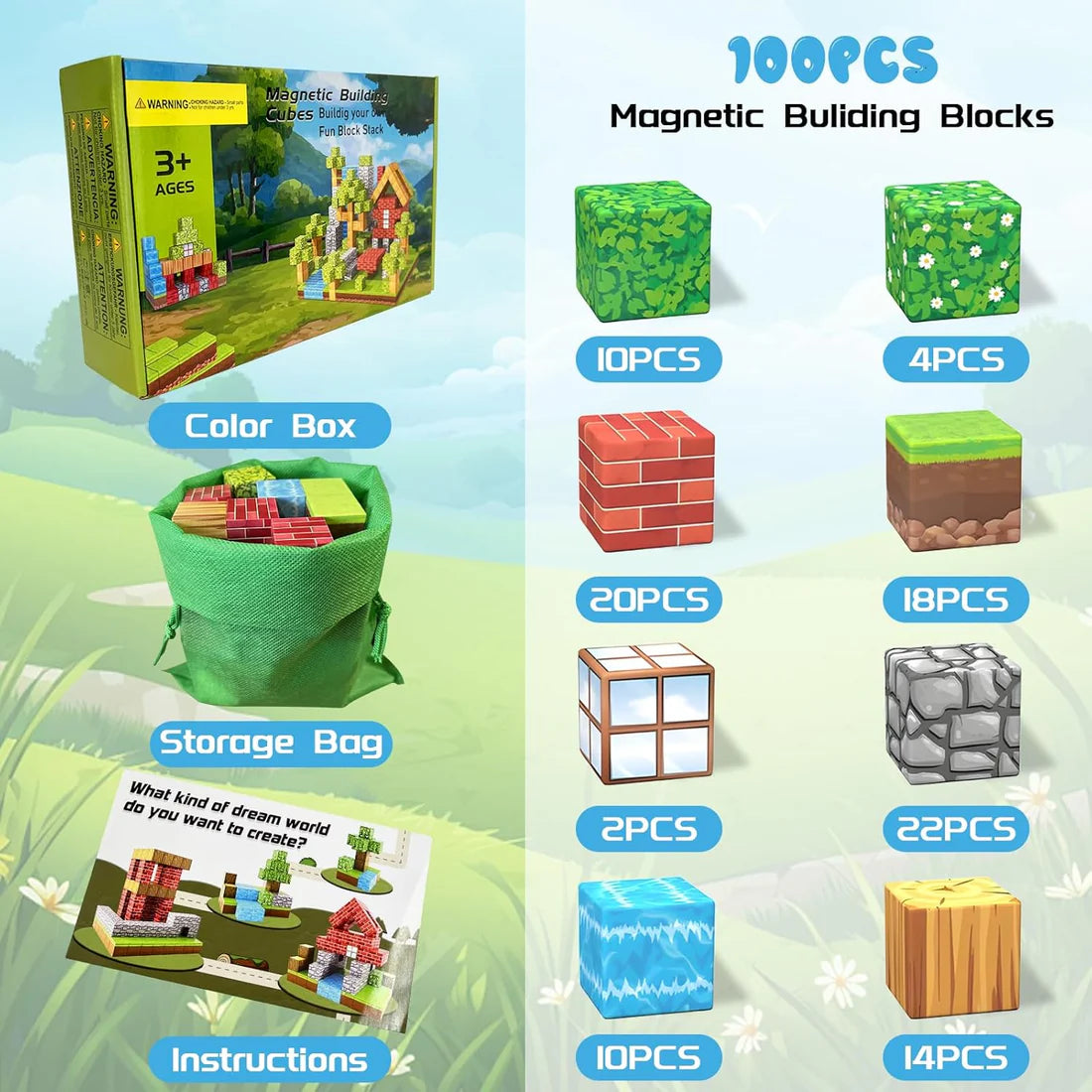 Blocs de construction magnétiques