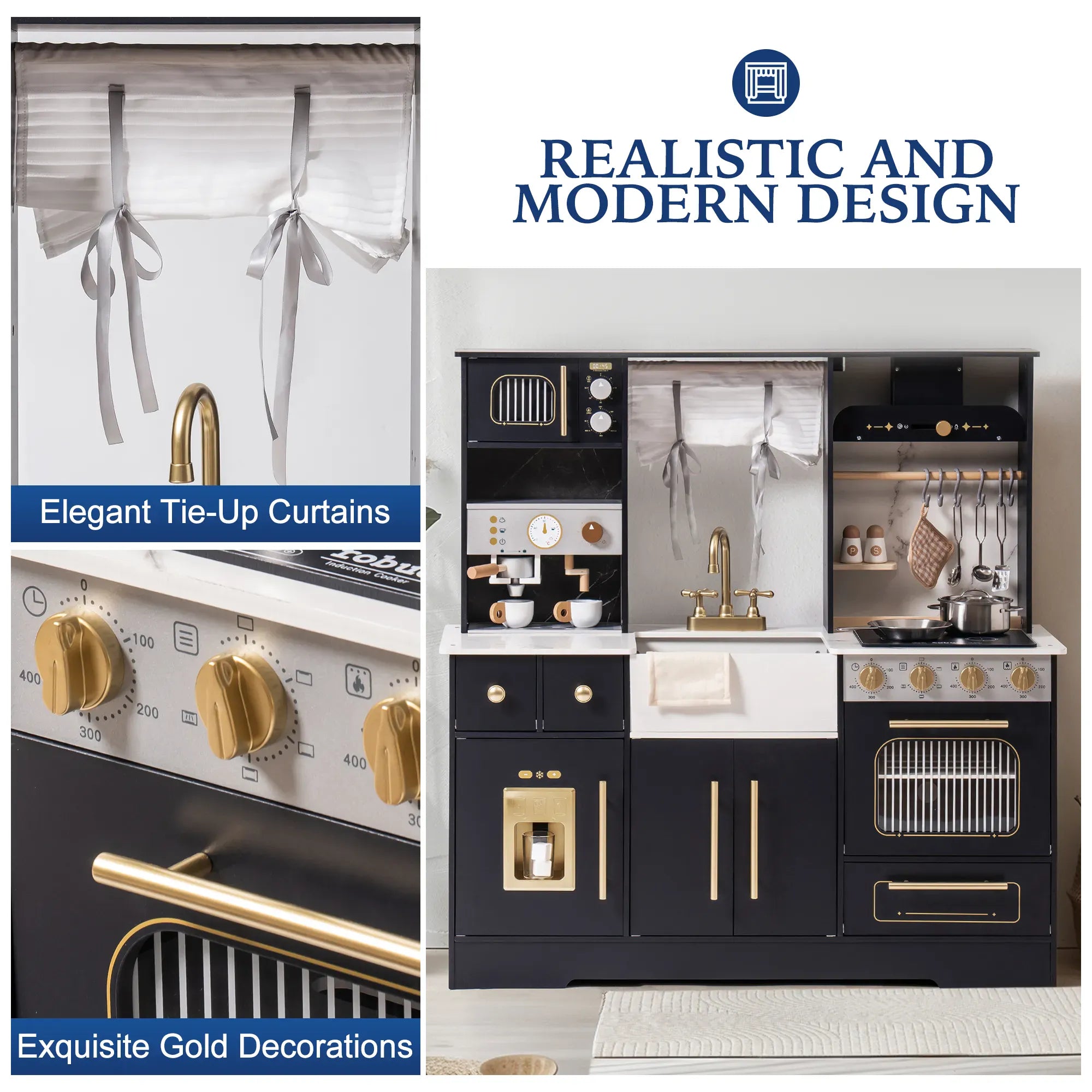 Realistisches Spielzeug-Set aus Holz