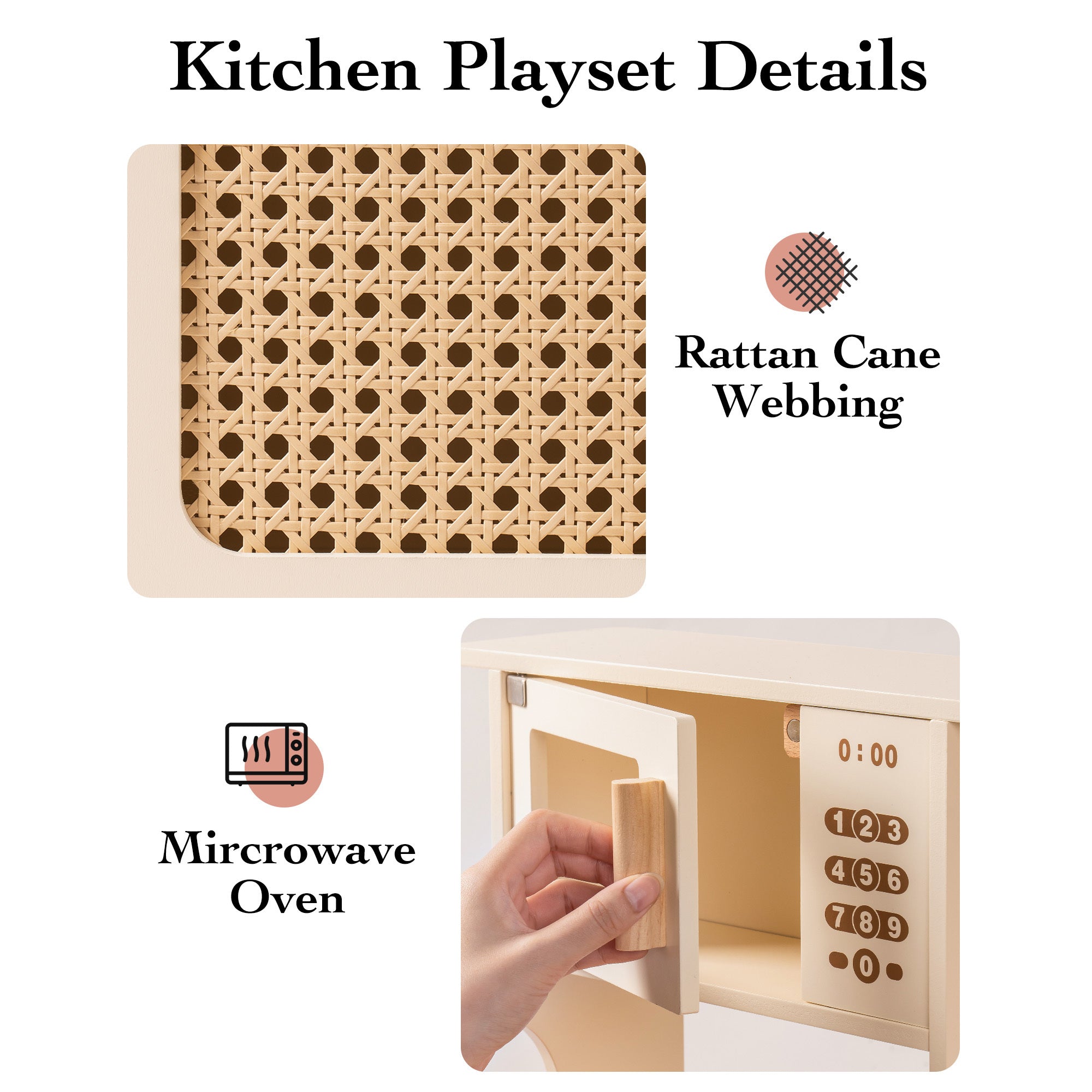 Cuisine jouet en bois Montessori Mocha