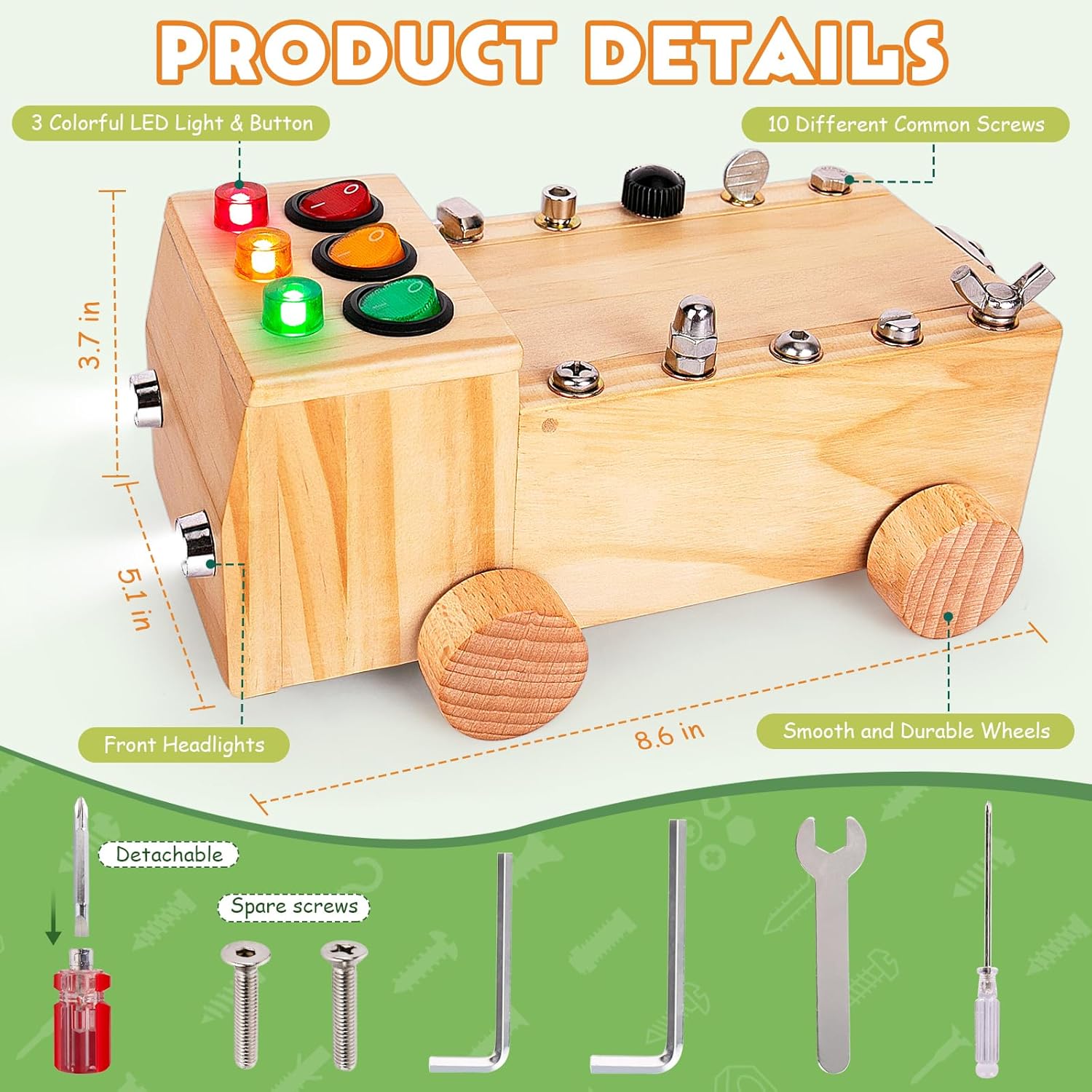 Wooden Screwdriver Board