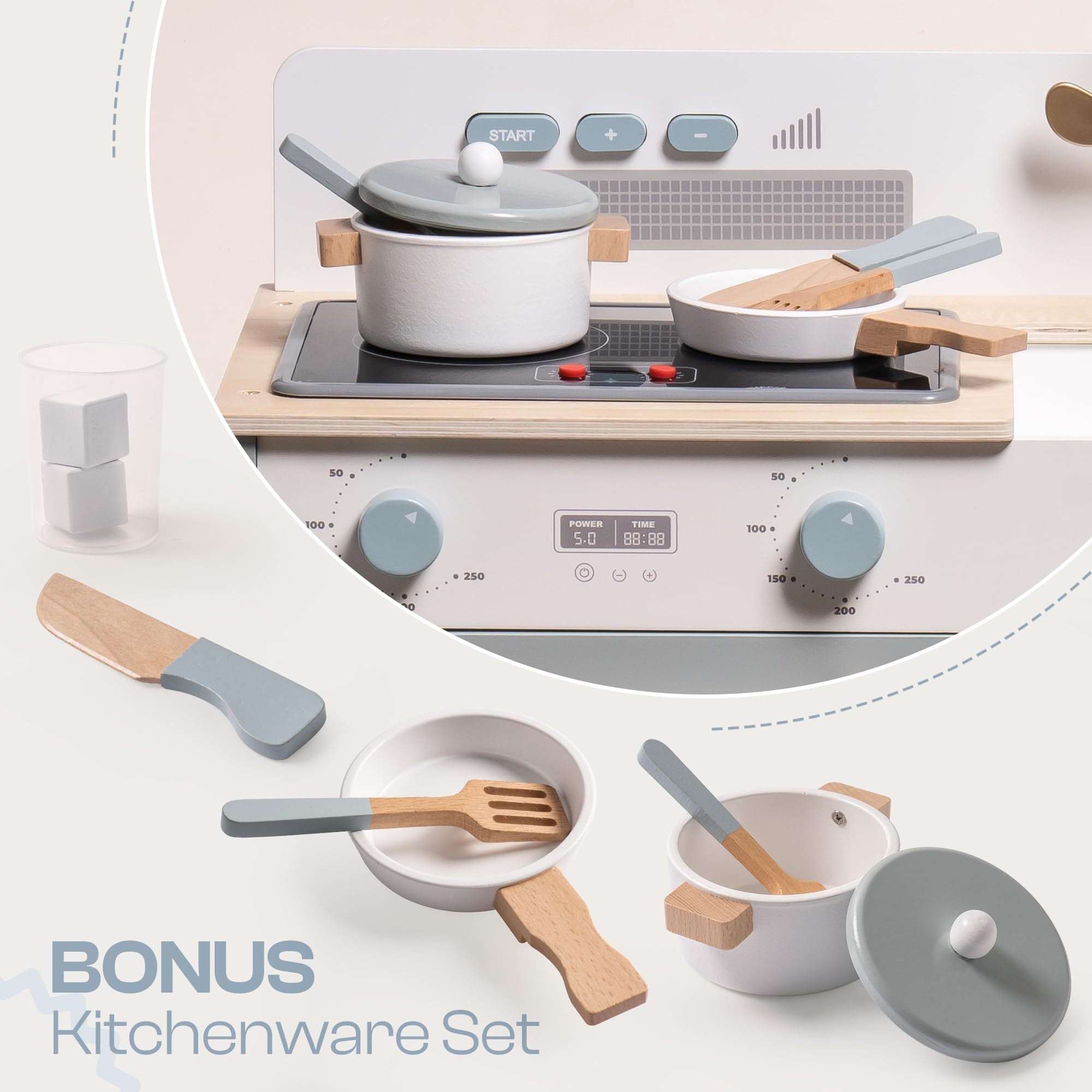 Montessori Wooden Toy Kitchen