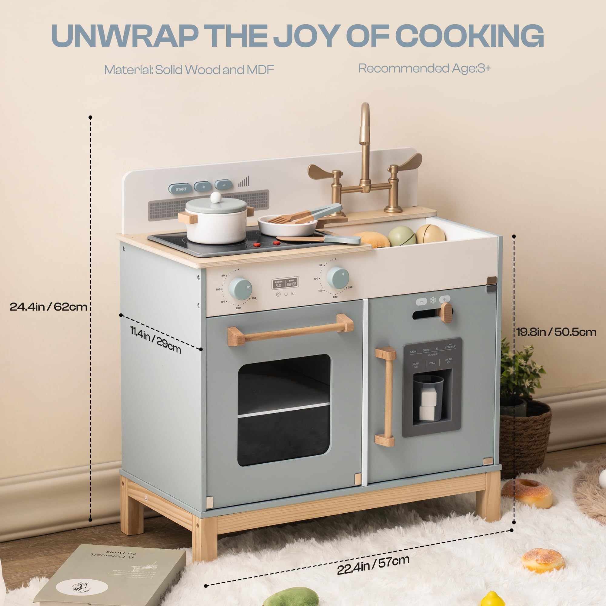 Montessori Wooden Toy Kitchen