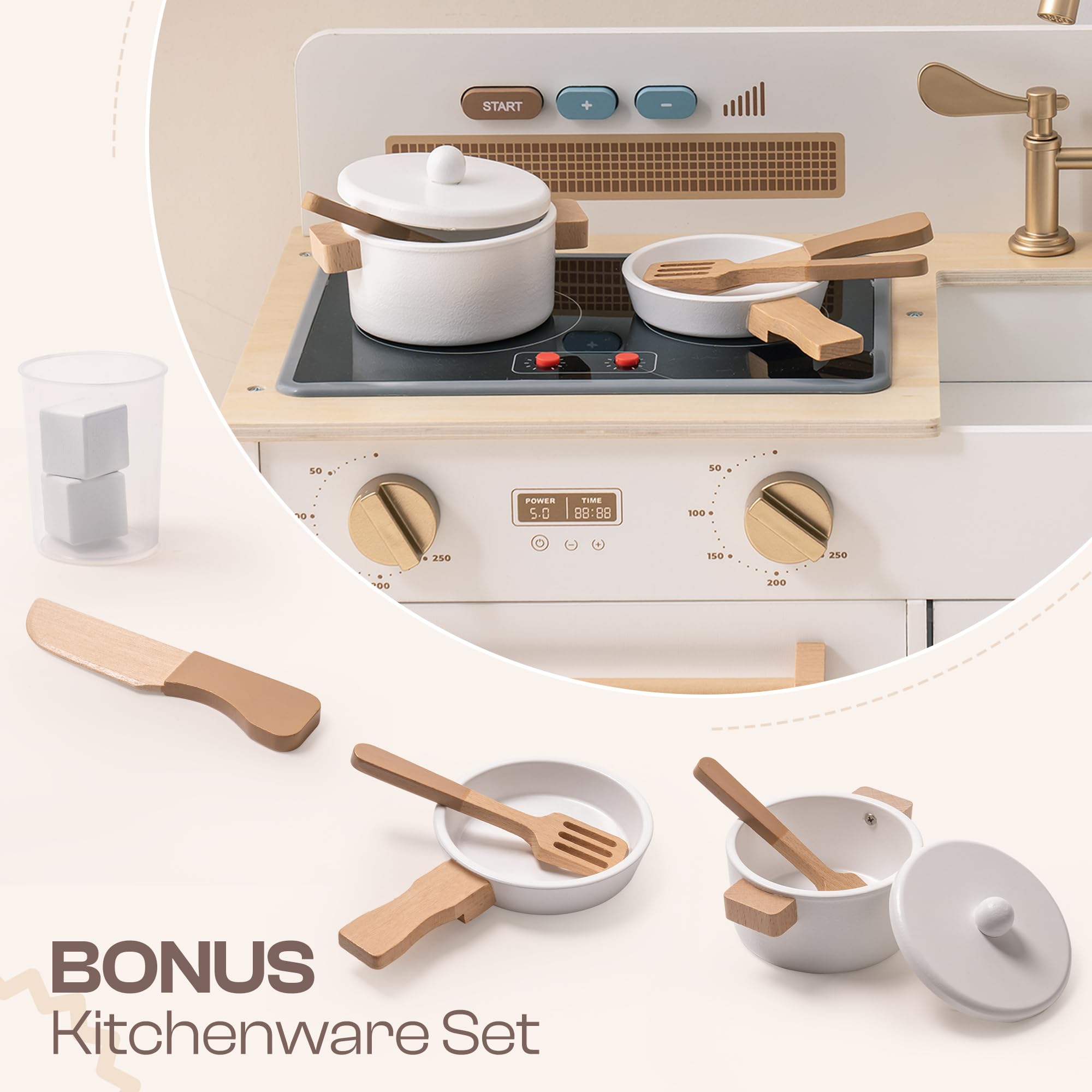 Montessori Wooden Toy Kitchen
