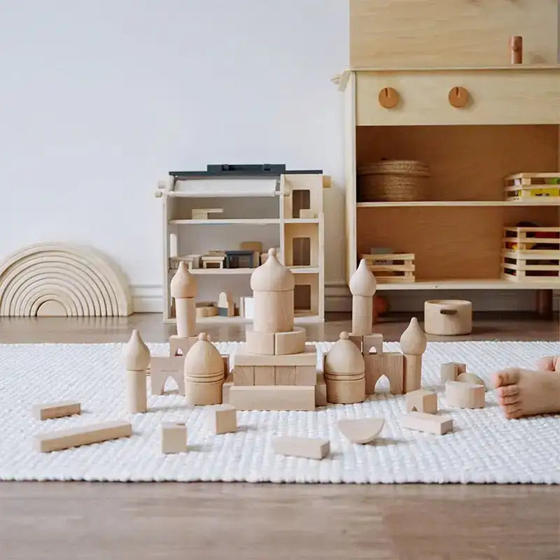 Natural Wooden Building Blocks