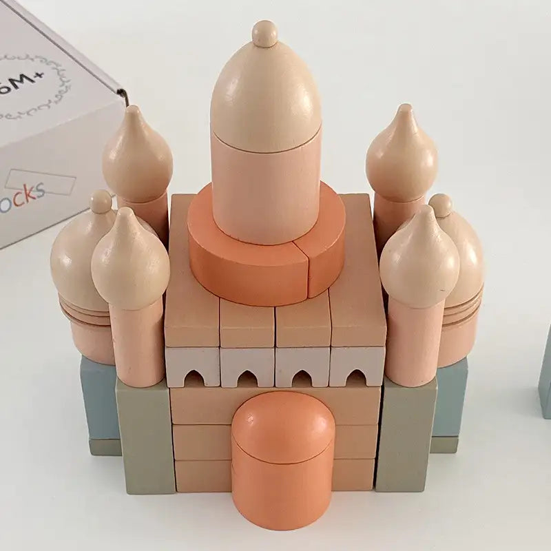 Natural Wooden Building Blocks