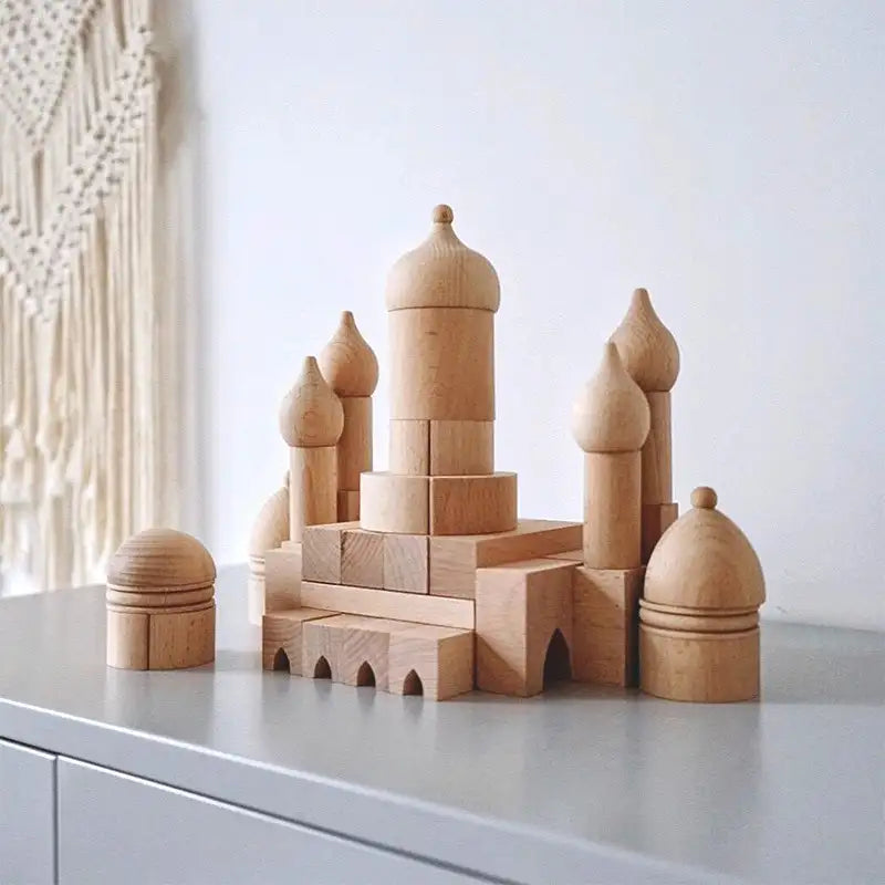 Natural Wooden Building Blocks