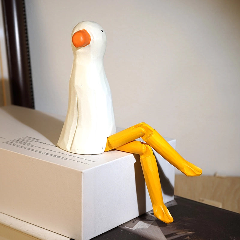 Long Legs Wooden Animal Sculpture