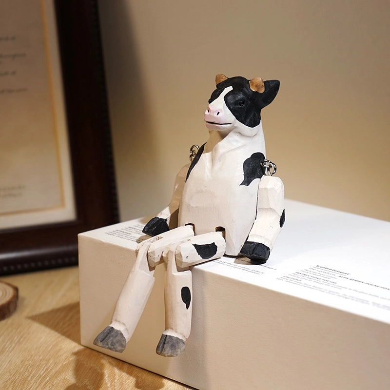 Long Legs Wooden Animal Sculpture