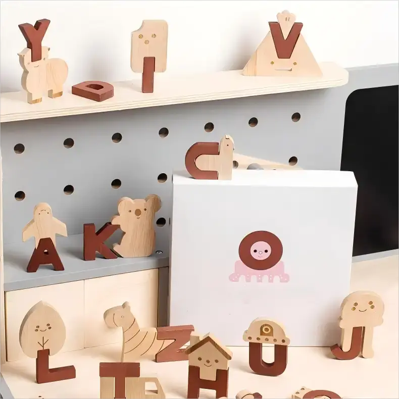 Ensemble de jouets en bois de qualité supérieure