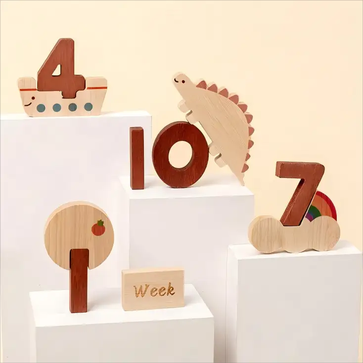 Ensemble de jouets en bois de qualité supérieure