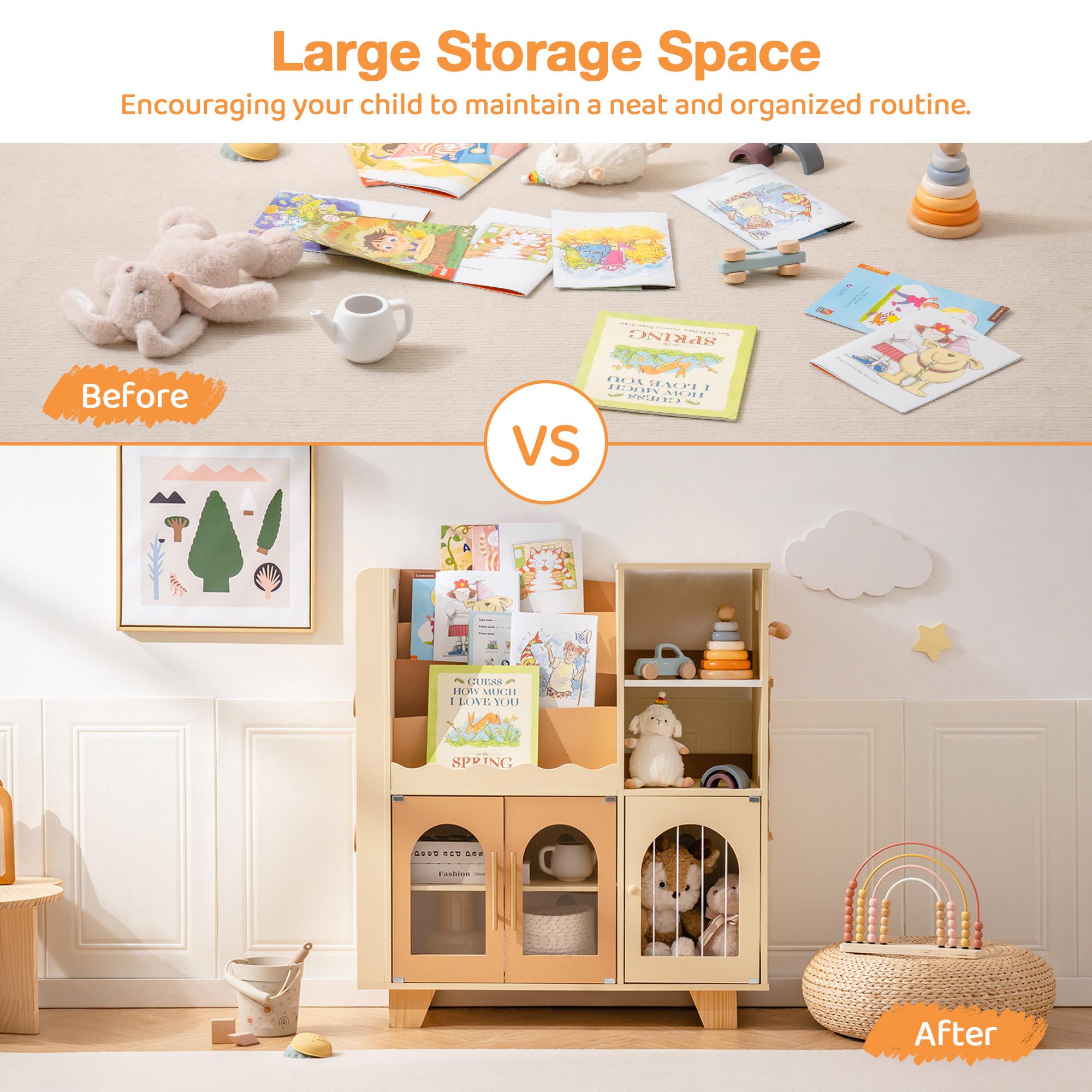 Wooden Toy Organizer