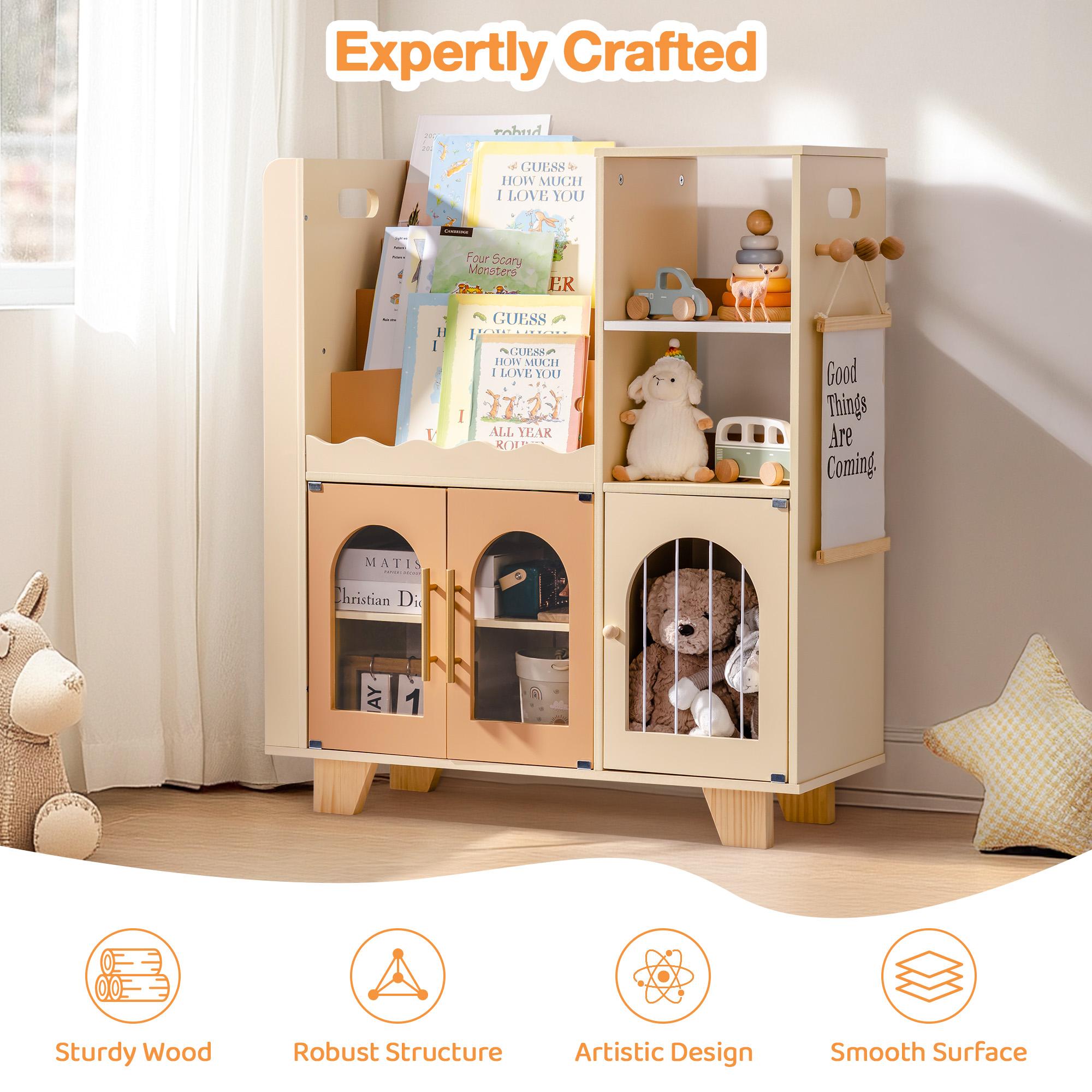 Wooden Toy Organizer