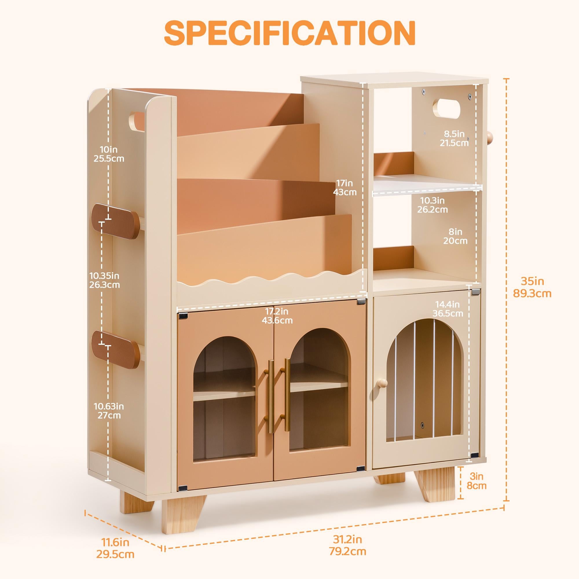 Wooden Toy Organizer