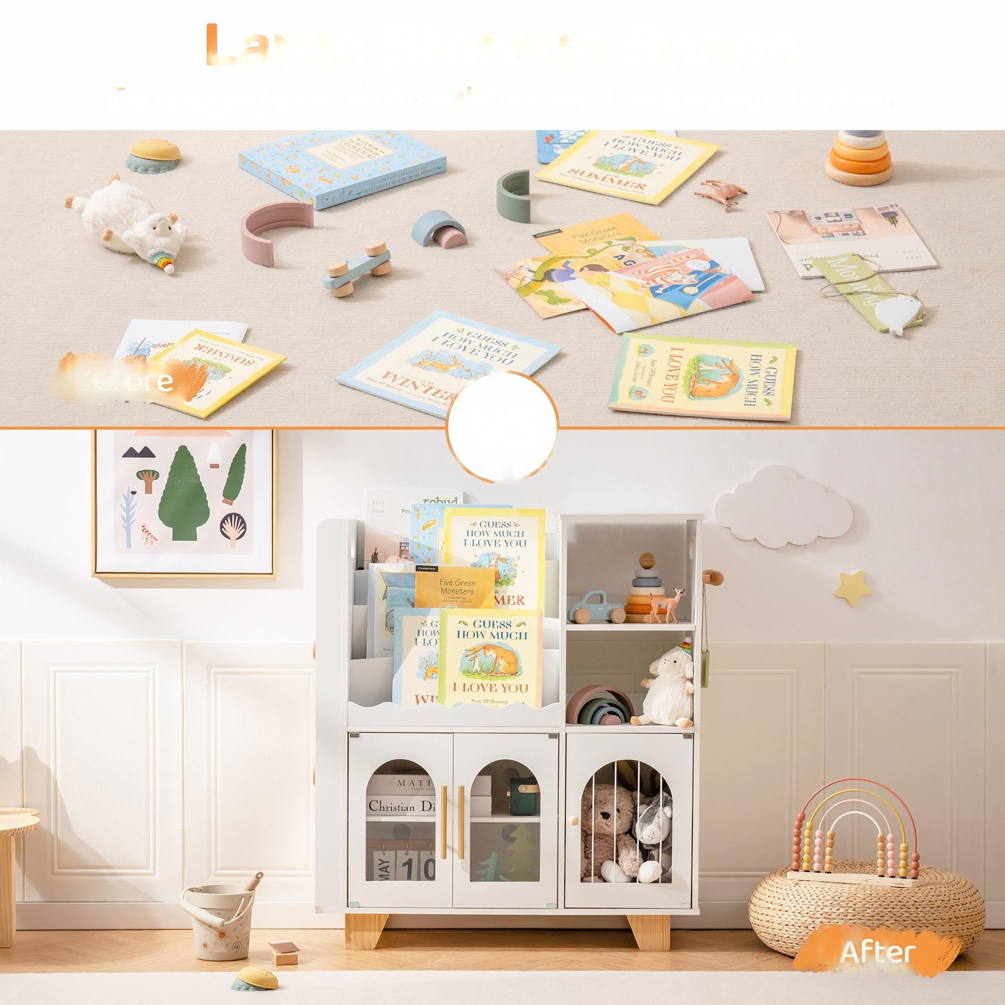 Wooden Toy Organizer