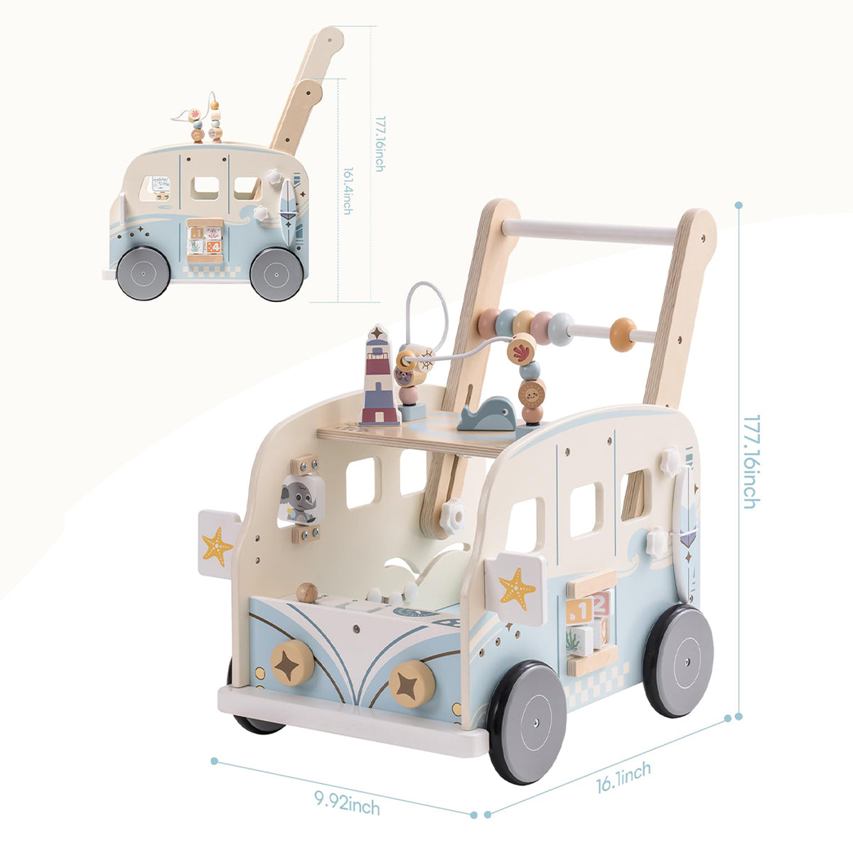 Lauflernwagen aus Holz