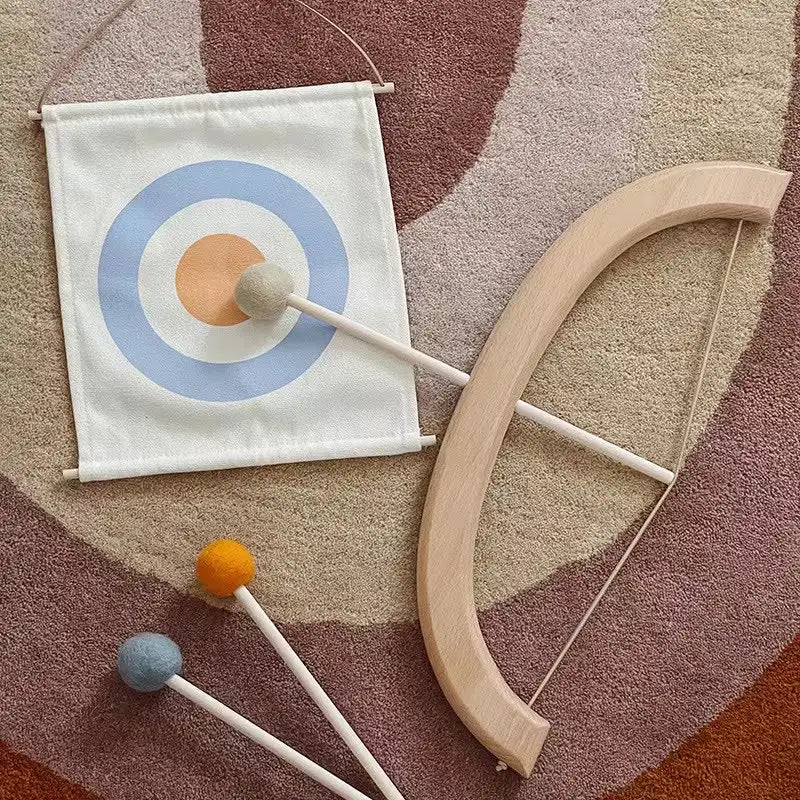 Wooden Archery Play Set for Kids - Lunamoa
