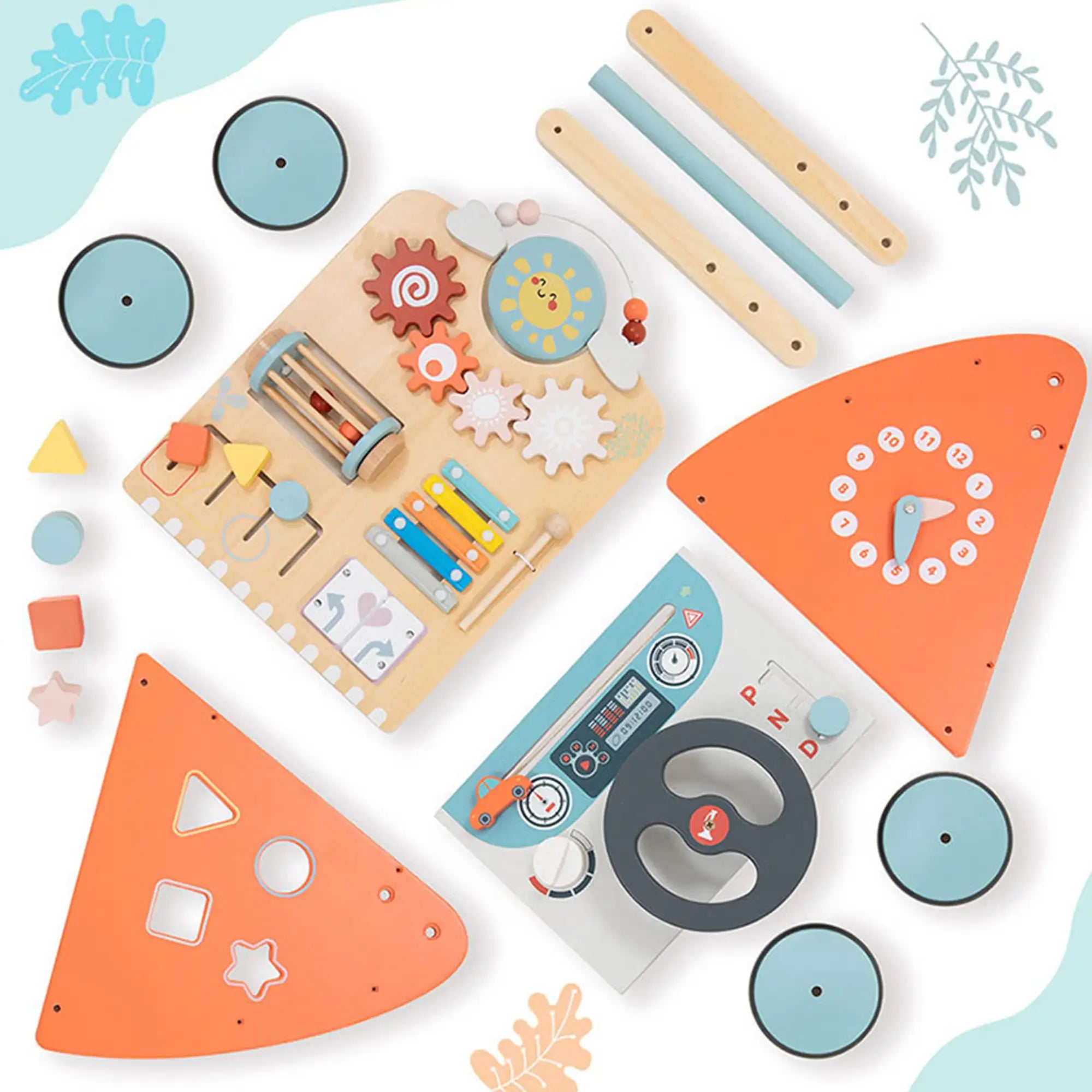 Little Steps Wooden Walker - Lunamoa