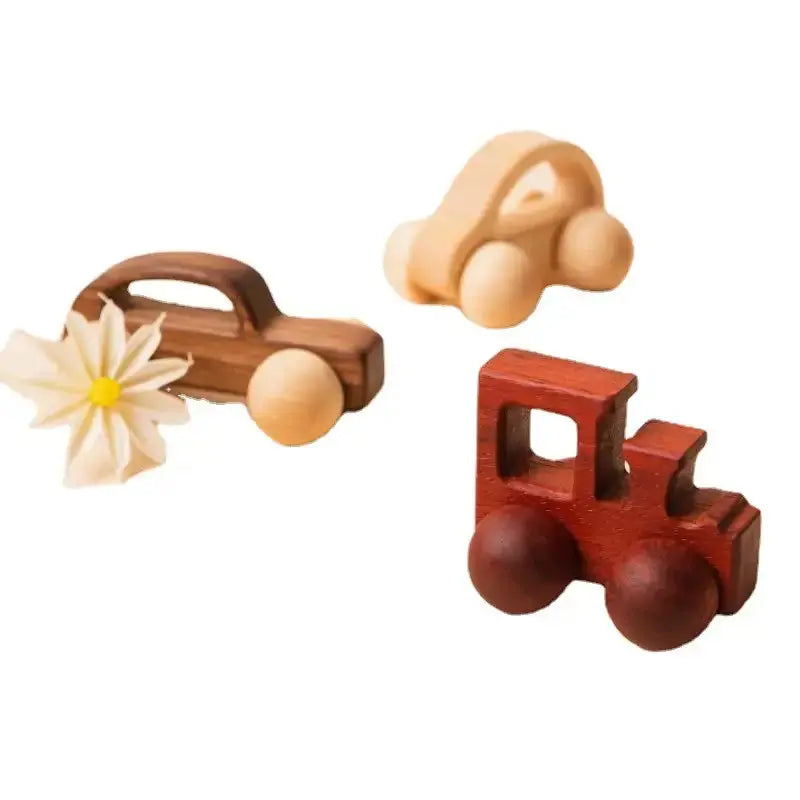 Wooden Truck Toys for Toddlers - Lunamoa