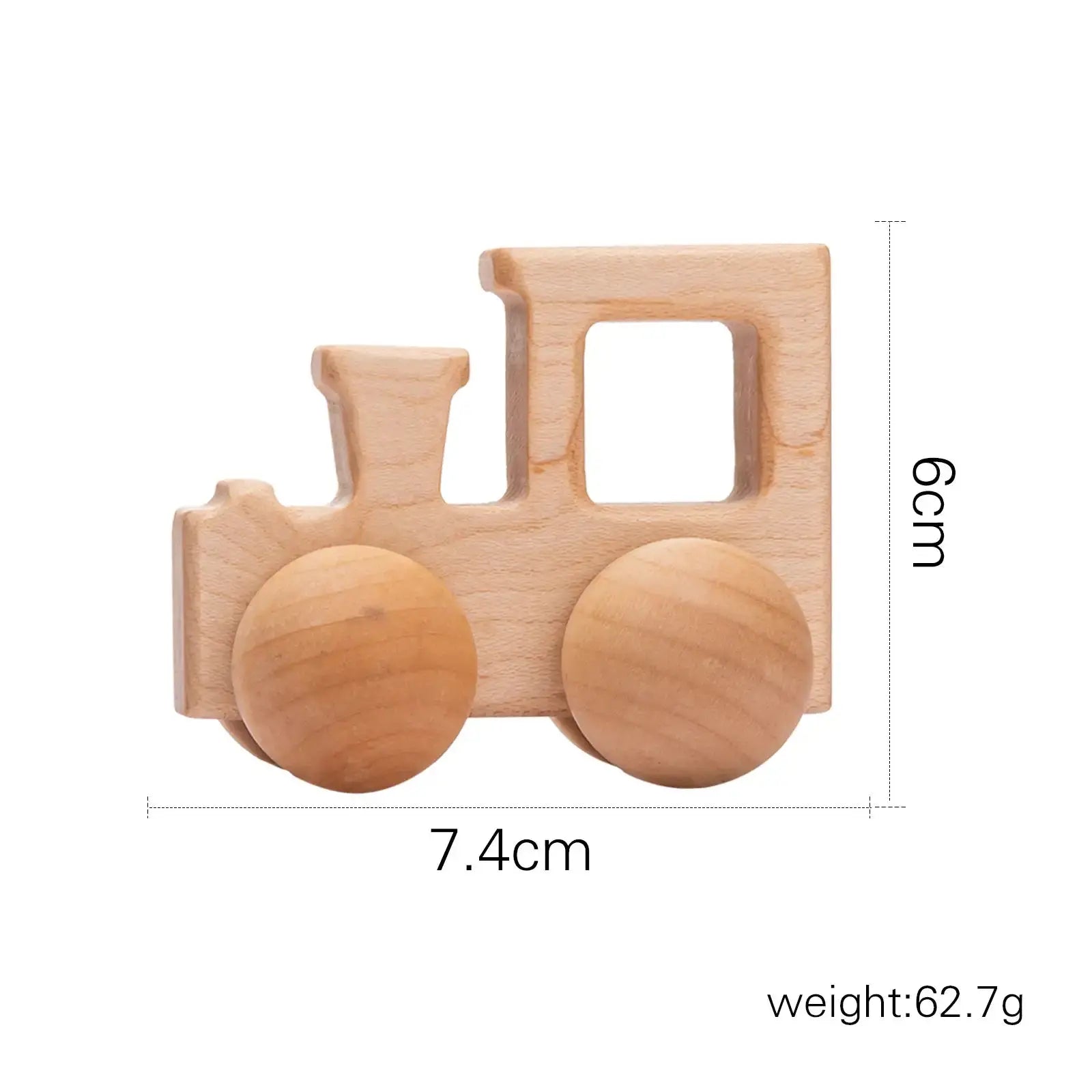 Wooden Truck Toys for Toddlers - Lunamoa