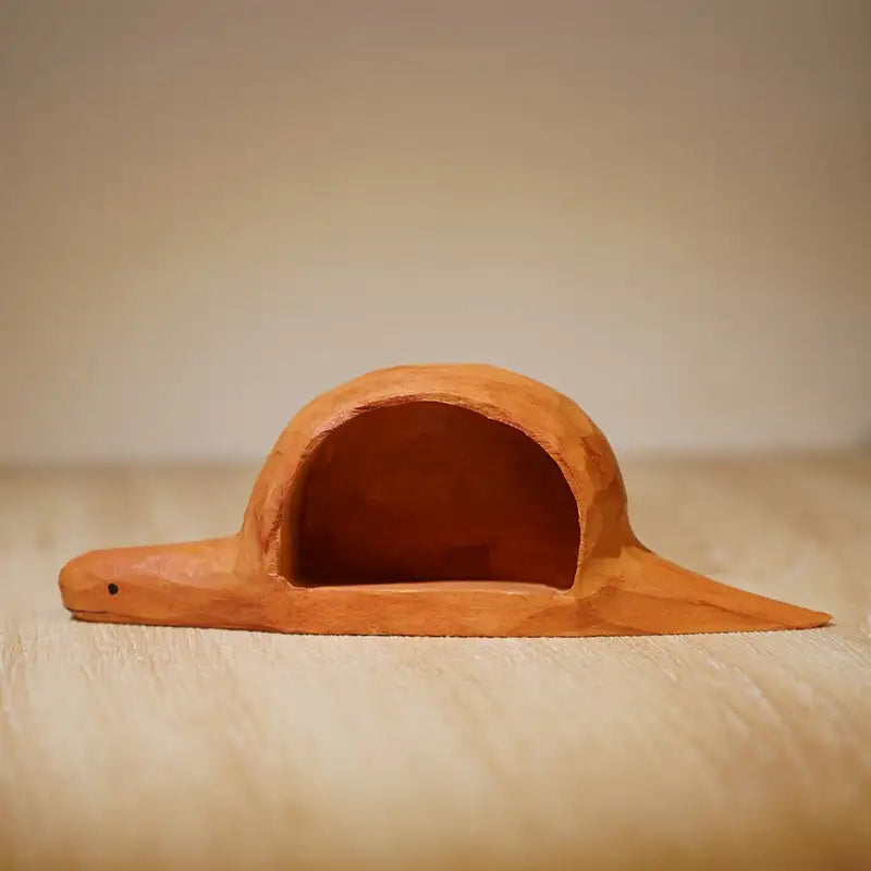 Handmade Wooden Snake & Elephant