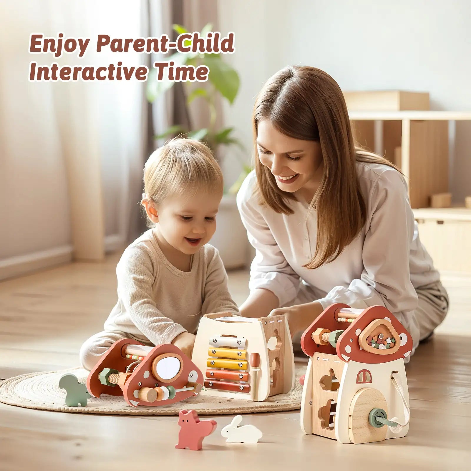 Montessori Wooden Tool Set for Toddlers