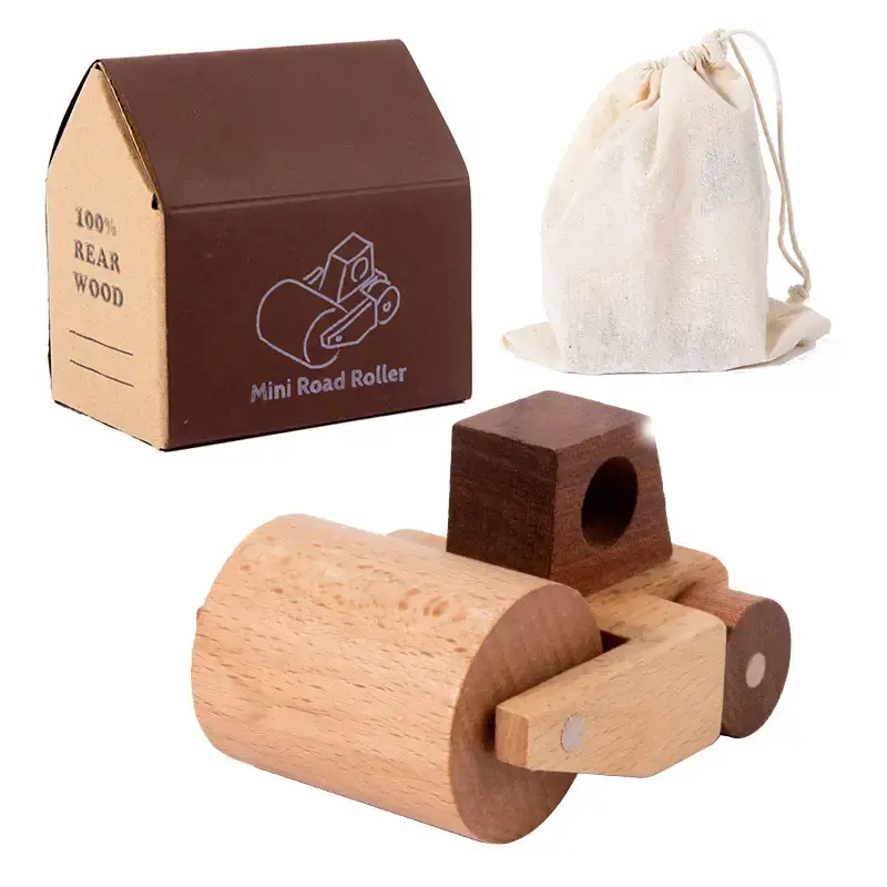 Wooden Construction Vehicle Toy for Kids - Lunamoa