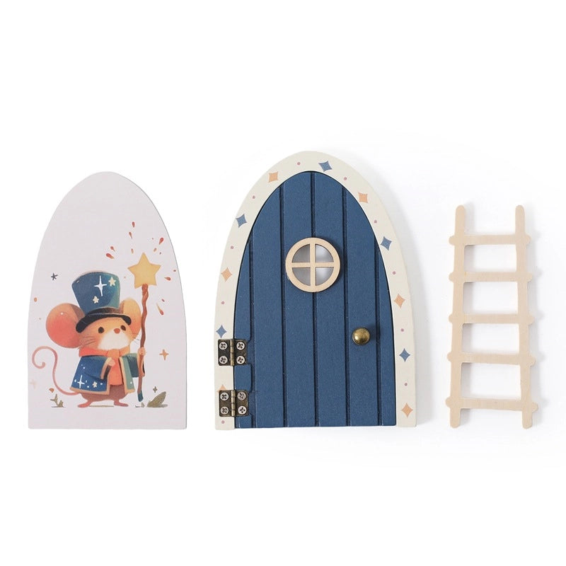 Porte de fée en bois