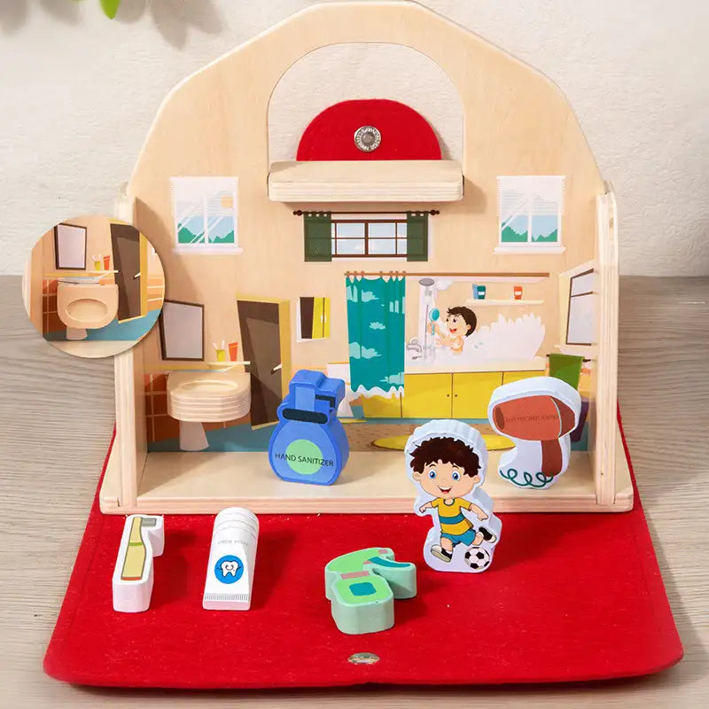 Wooden Ice Cream Tea Party Set for Kids