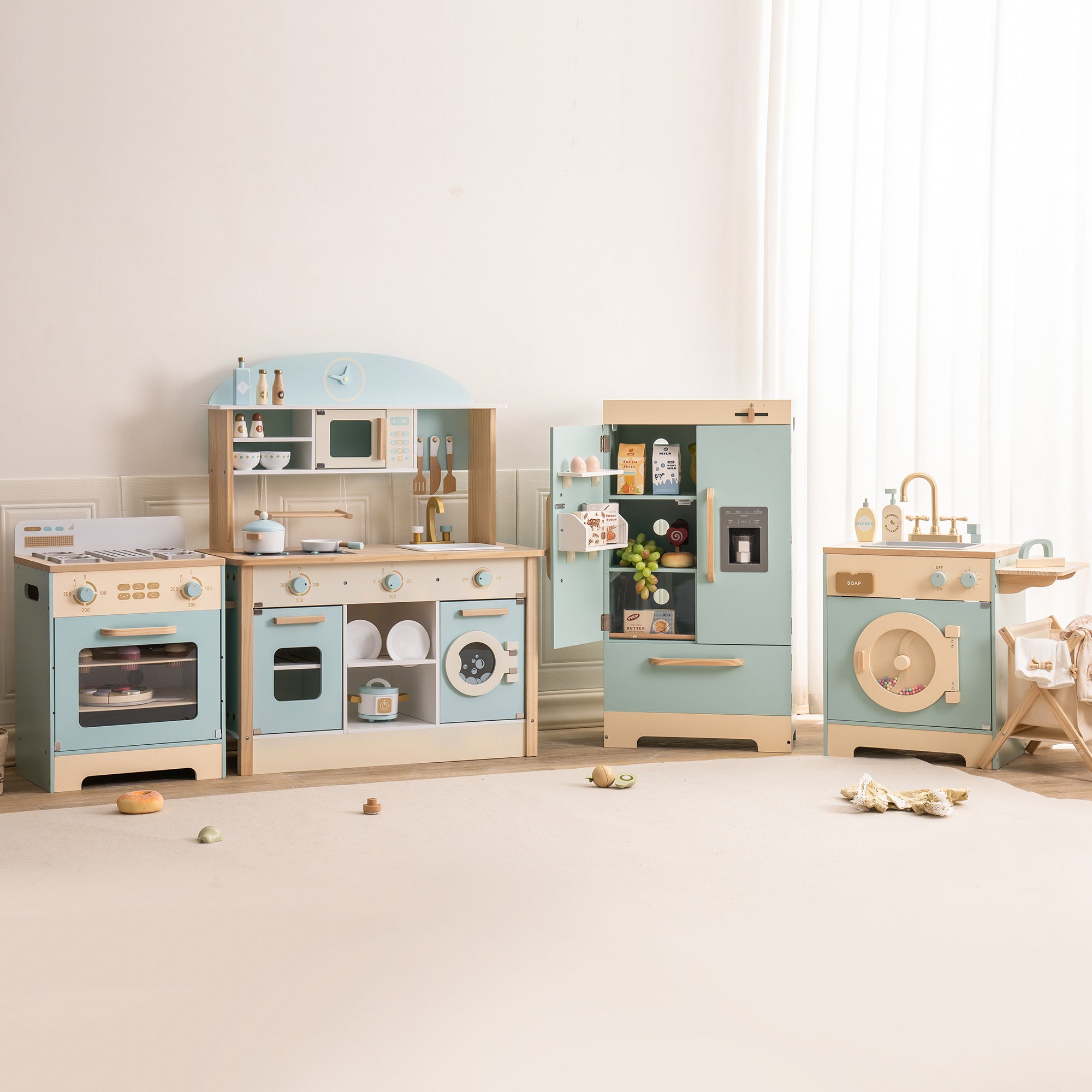 Ensemble de cuisine en bois