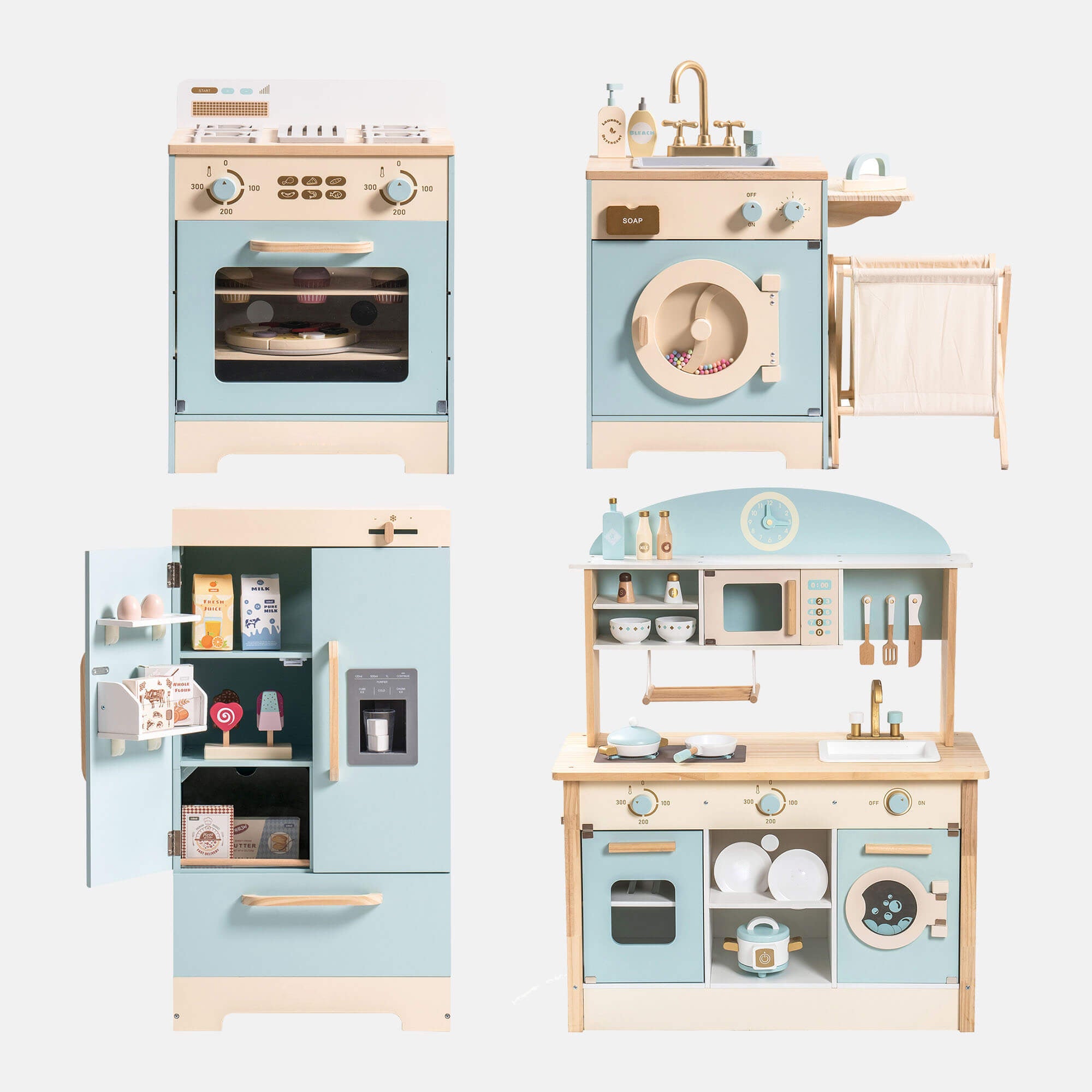 Ensemble de cuisine en bois