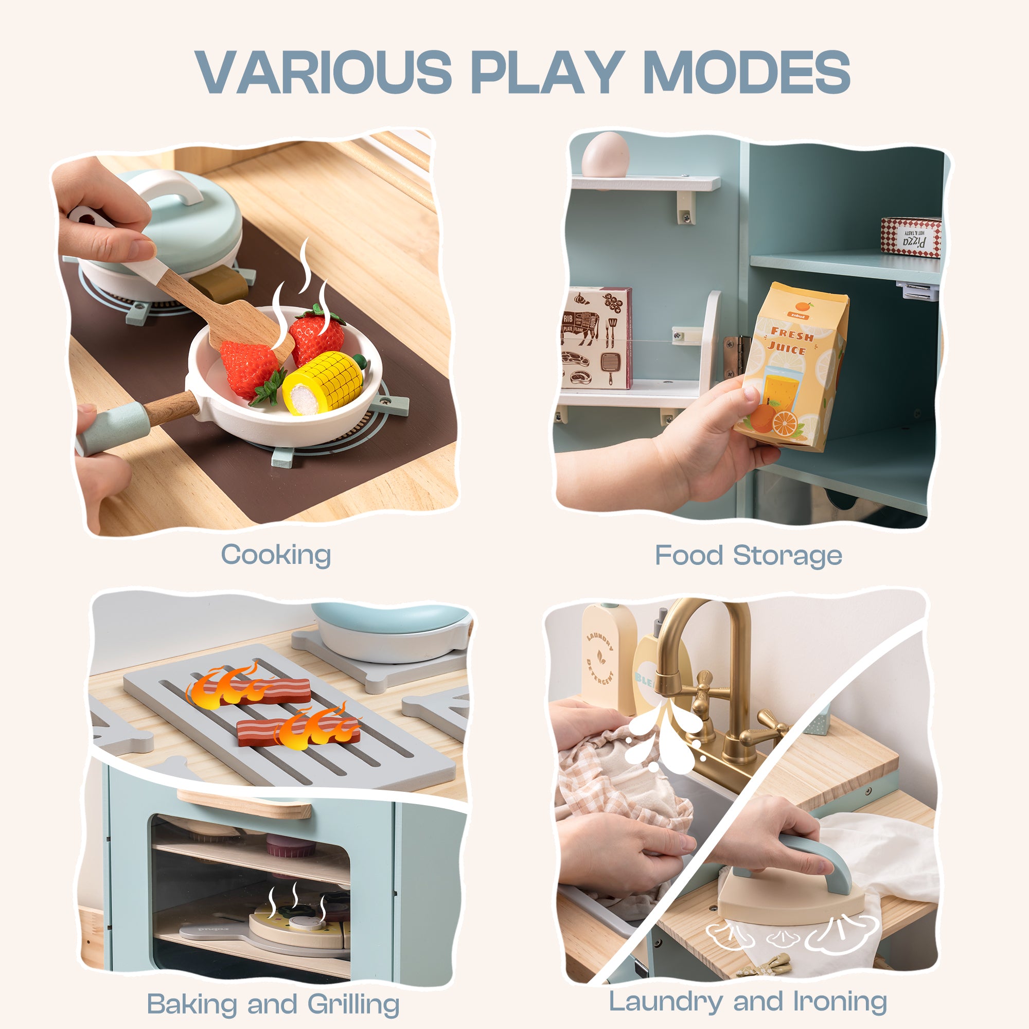 Ensemble de cuisine en bois