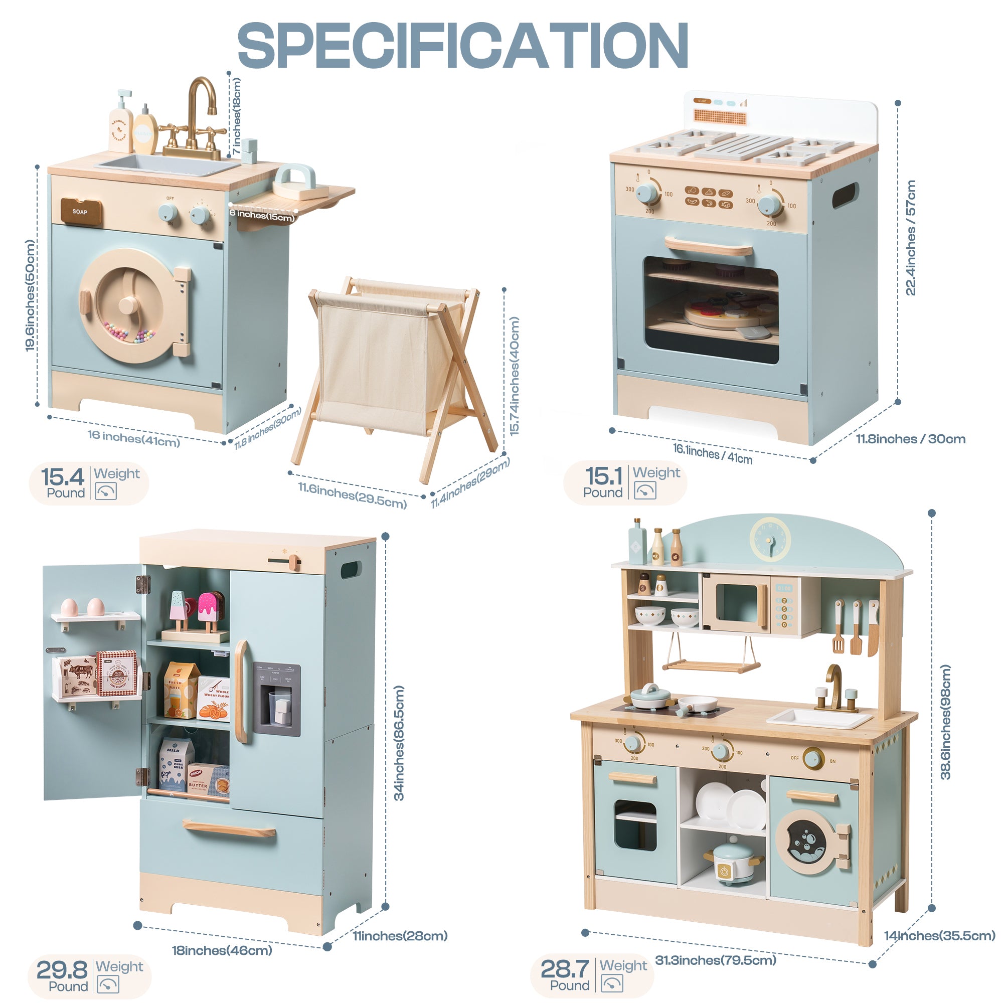 Ensemble de cuisine en bois