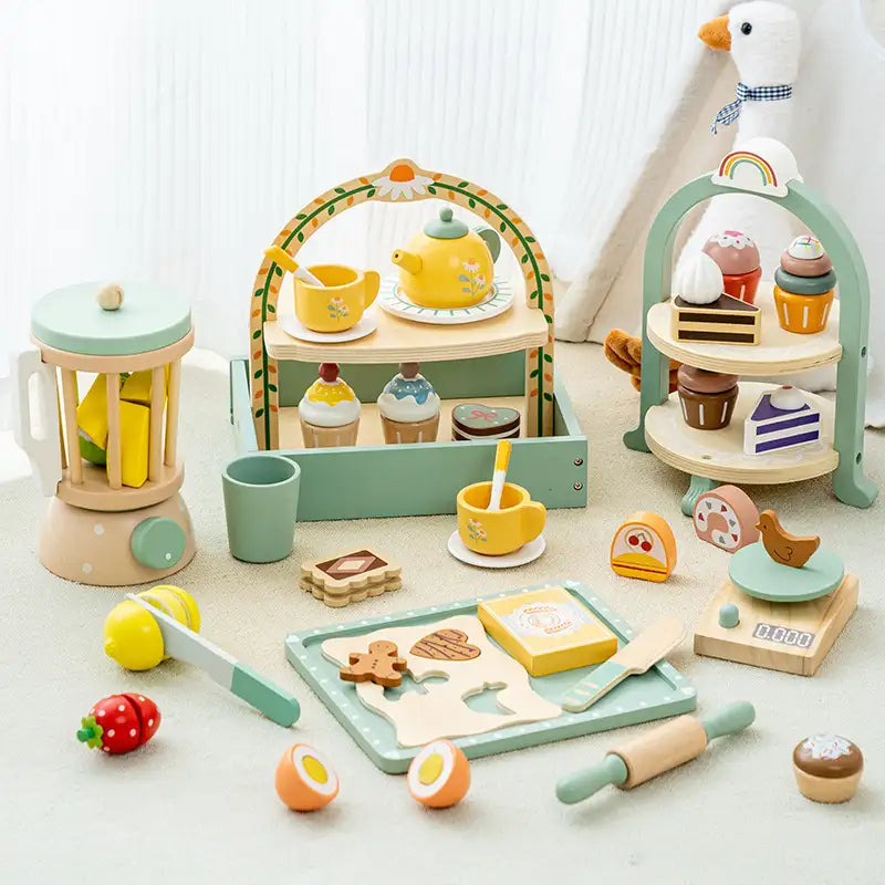 Jouets de cuisine en bois