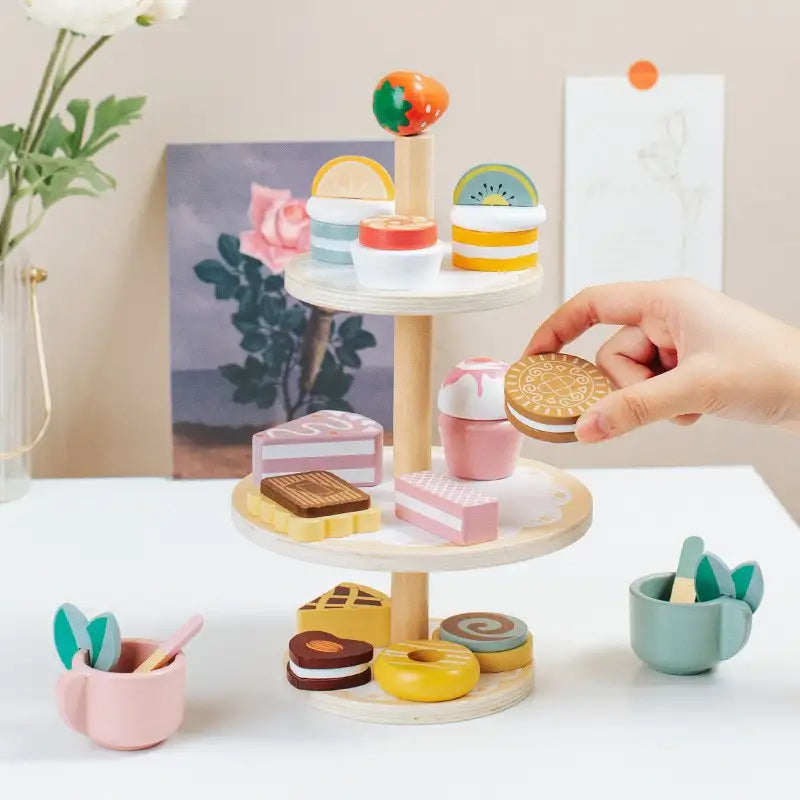 Jouets de cuisine en bois