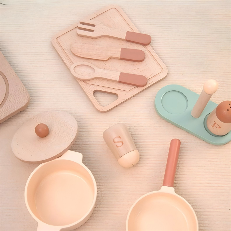 Ensemble de cuisine en bois
