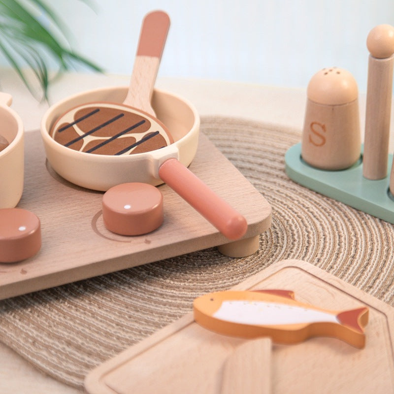 Ensemble de cuisine en bois