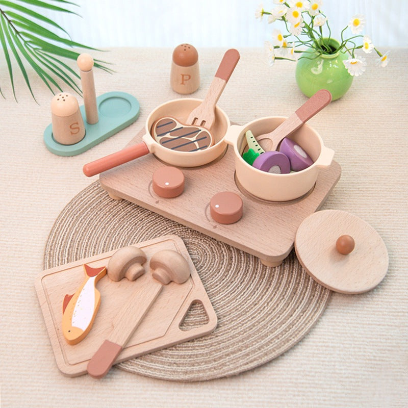 Ensemble de cuisine en bois