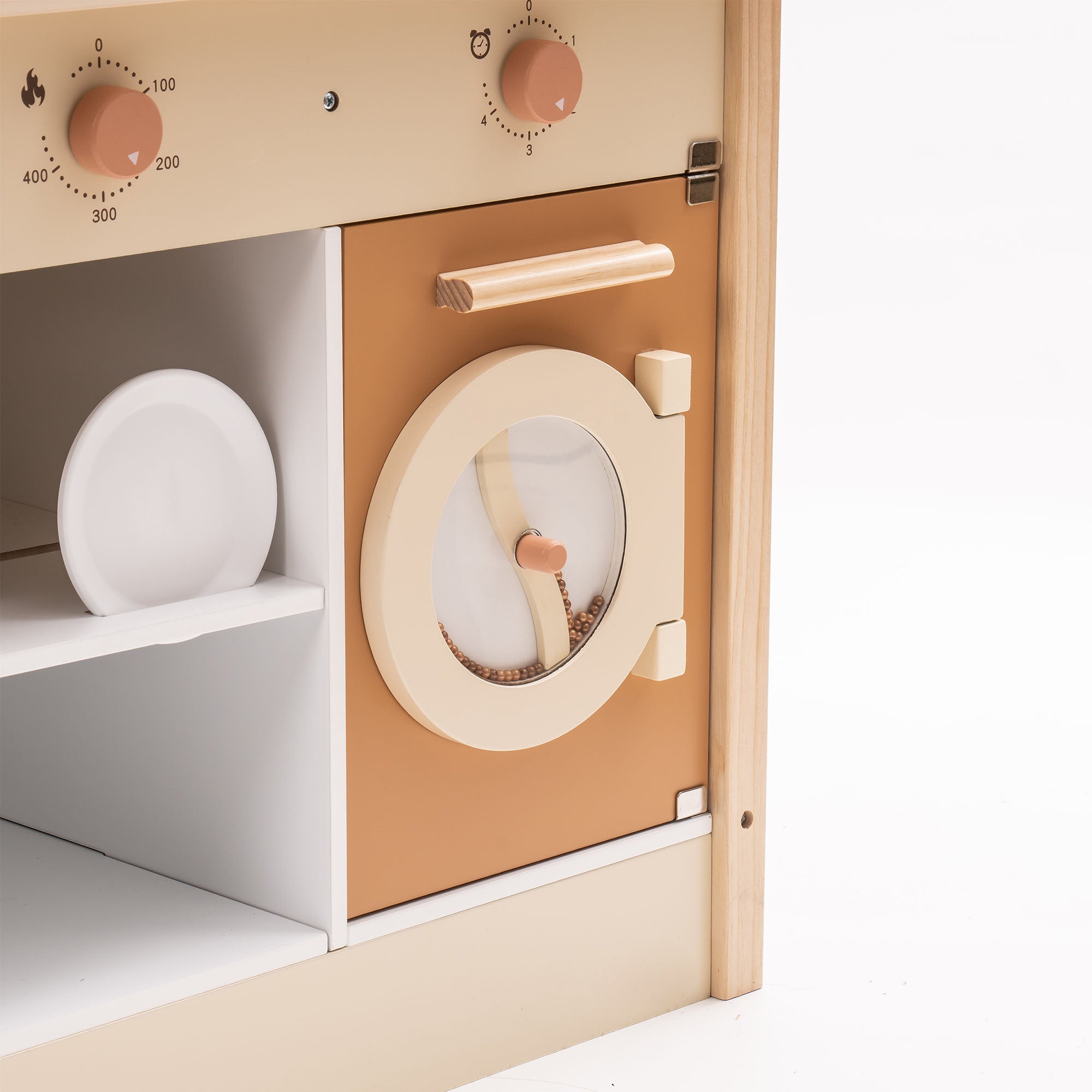 Ensemble de cuisine en bois avec accessoires