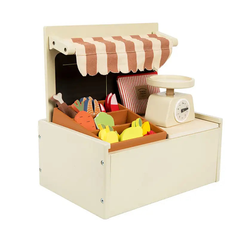 Magasin de jeu en bois pour enfants