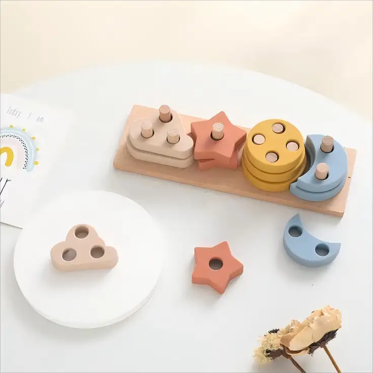 Montessori-Holzspielzeug für Kleinkinder